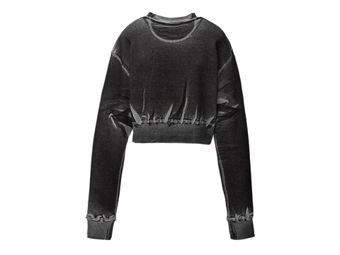 WOMEN'S PRINTED SWEAT TOP