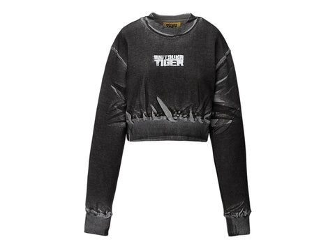 WOMEN'S PRINTED SWEAT TOP