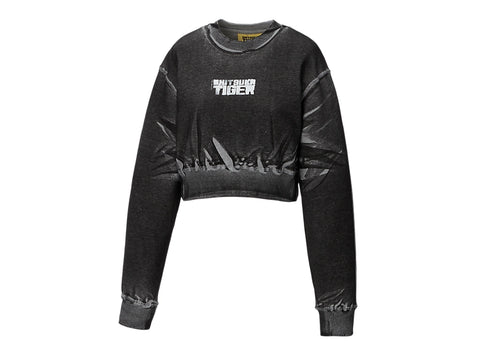 WOMEN'S PRINTED SWEAT TOP