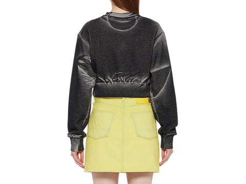 WOMEN'S PRINTED SWEAT TOP