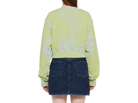 WOMEN'S PRINTED SWEAT TOP