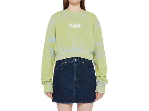 WOMEN'S PRINTED SWEAT TOP