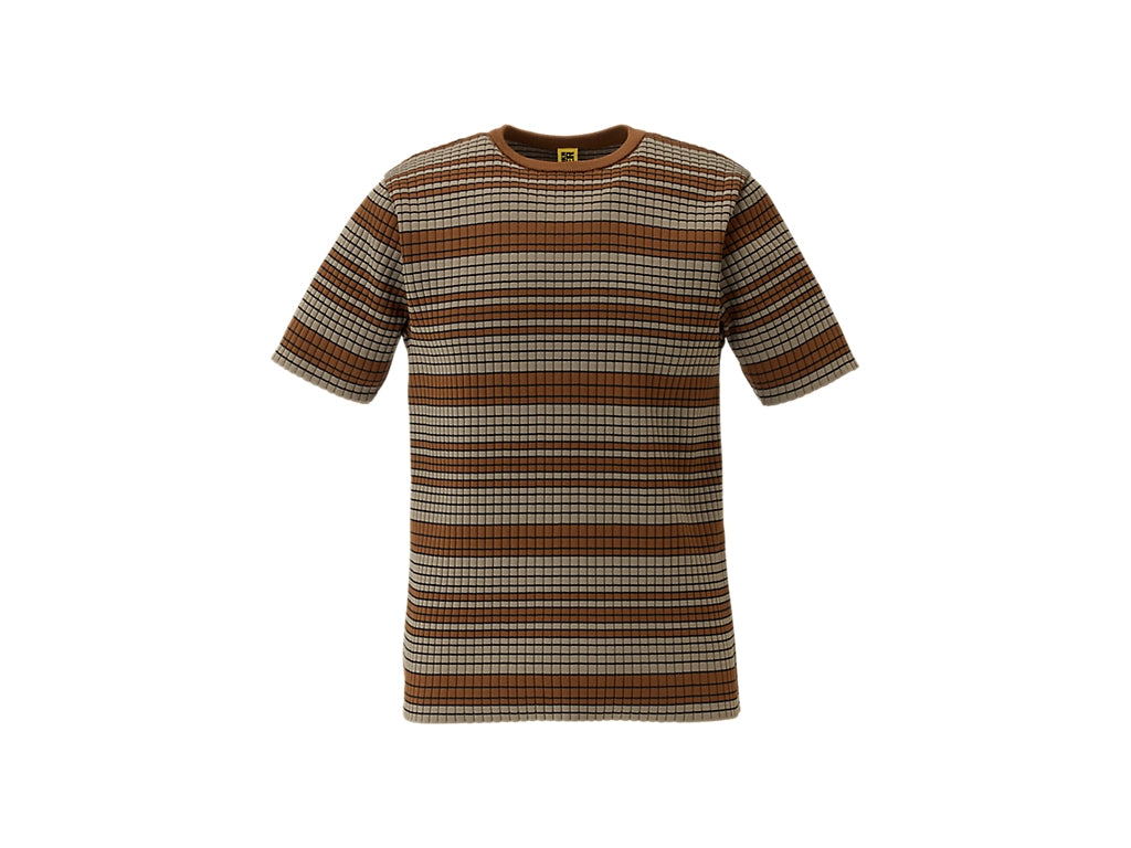 SHORT SLEEVED KNIT TOP