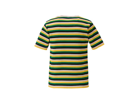 SHORT SLEEVED KNIT TOP