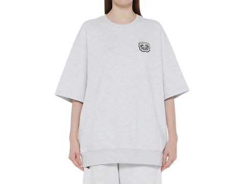 SHORT SLEEVED SWEAT TOP